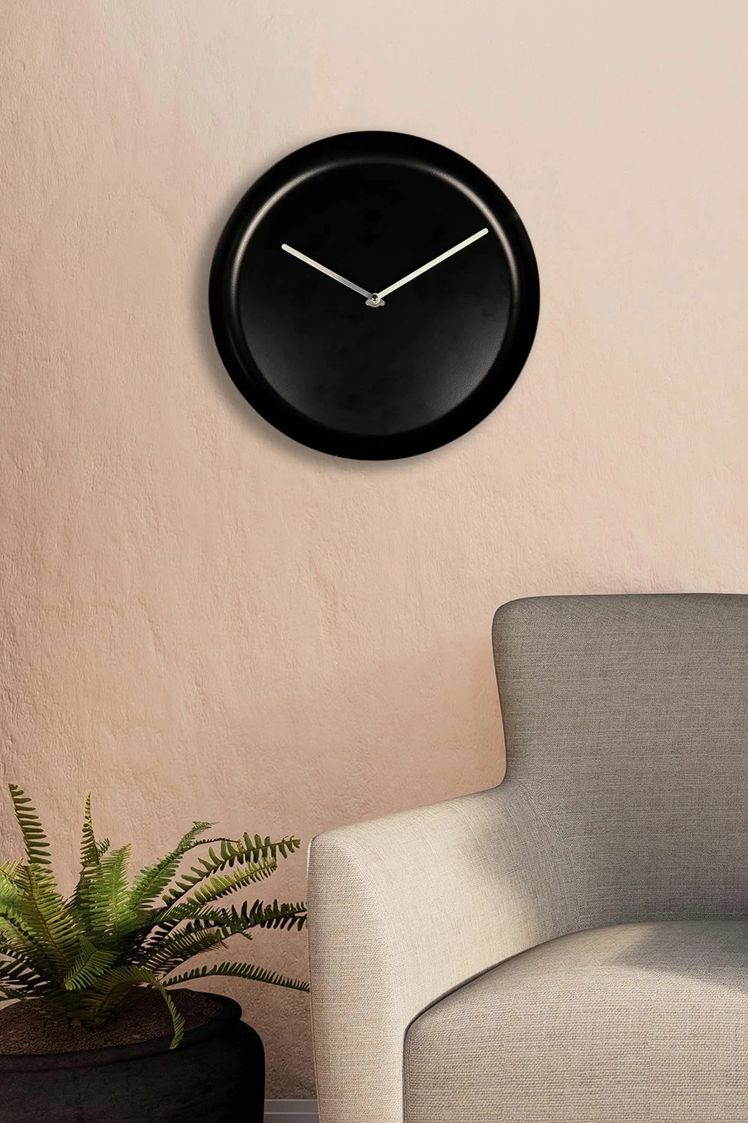 Orë muri dekorative prej metali, Wallity, 30Sivmet, e zezë