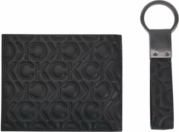 Portofol për meshkuj Calvin Klein, i zi