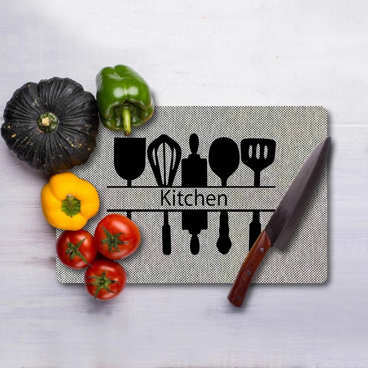 Dërrasë prerëse Hermia, qelq i temperuar, shumëngjyrëshe, Ckt94 - 2535, 25x35cm Dërrasë prerëse Hermia, qelq i temperuar, shumëngjyrëshe, Ckt94 - 2535, 25x35cm