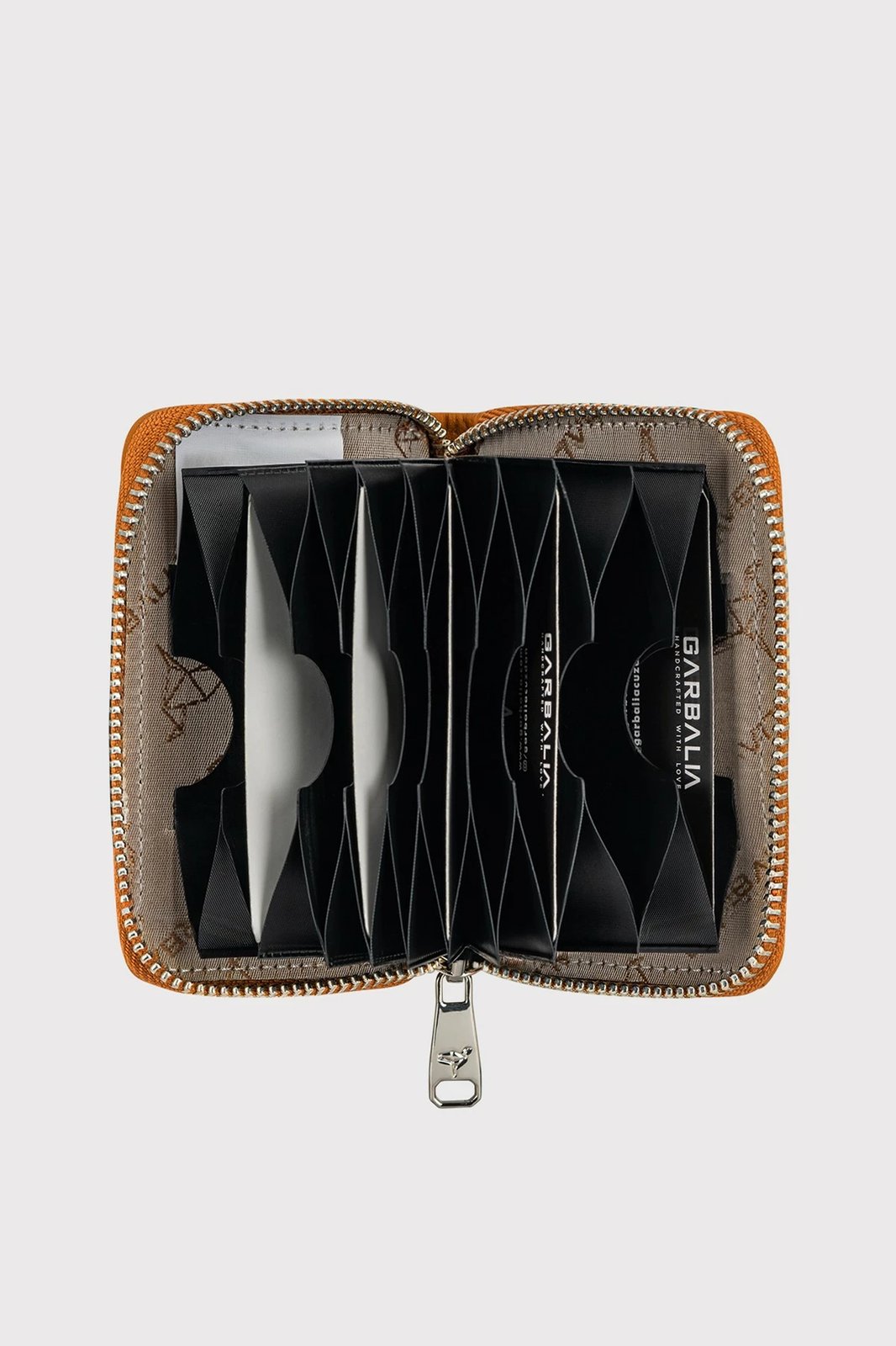 Mbajtës kartelash prej lëkure, ngjyrë mustard, Zoozie Bags, Clovis