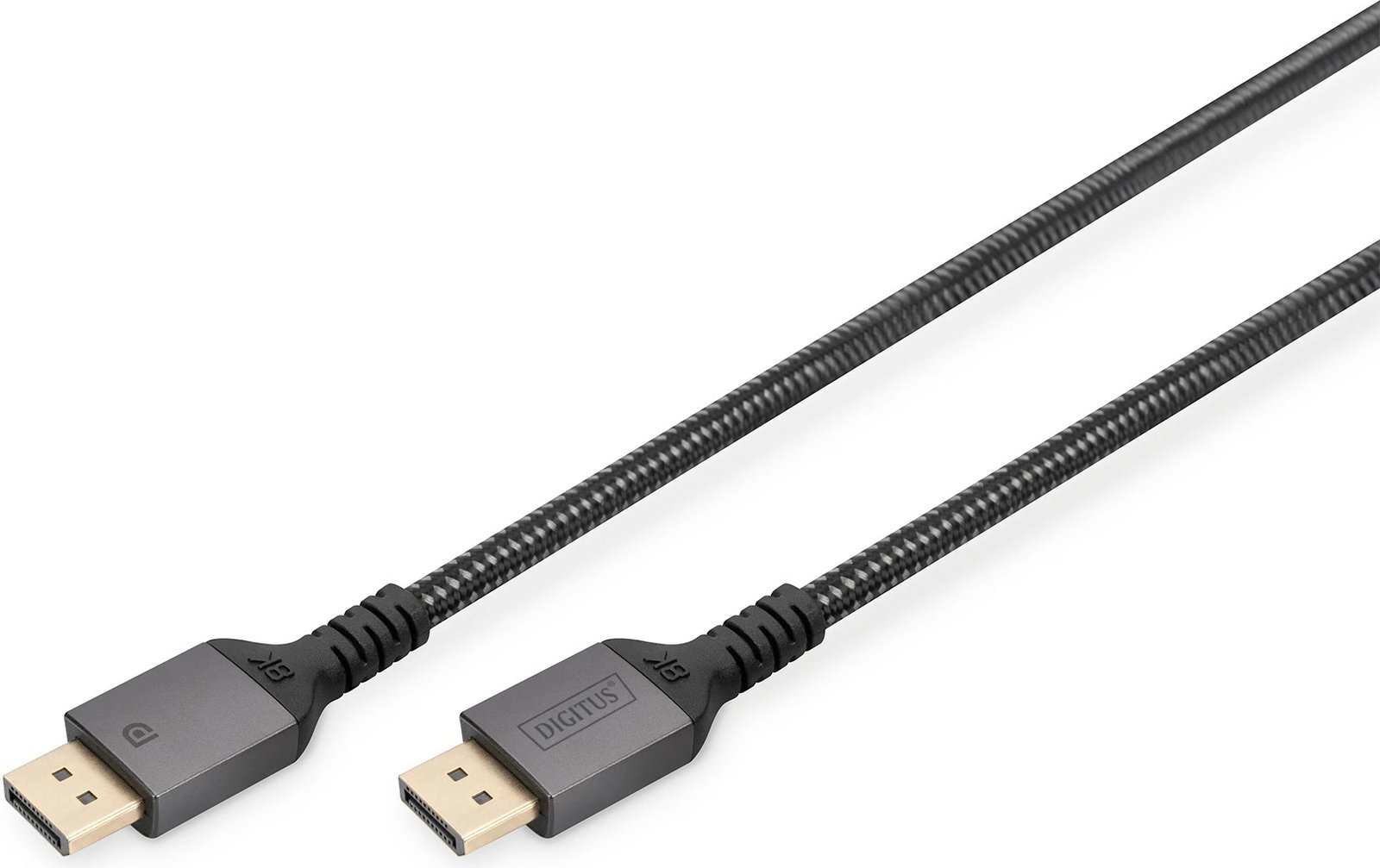 Kabllo DisplayPort Digitus 1.4, 1m, 8K, e zezë