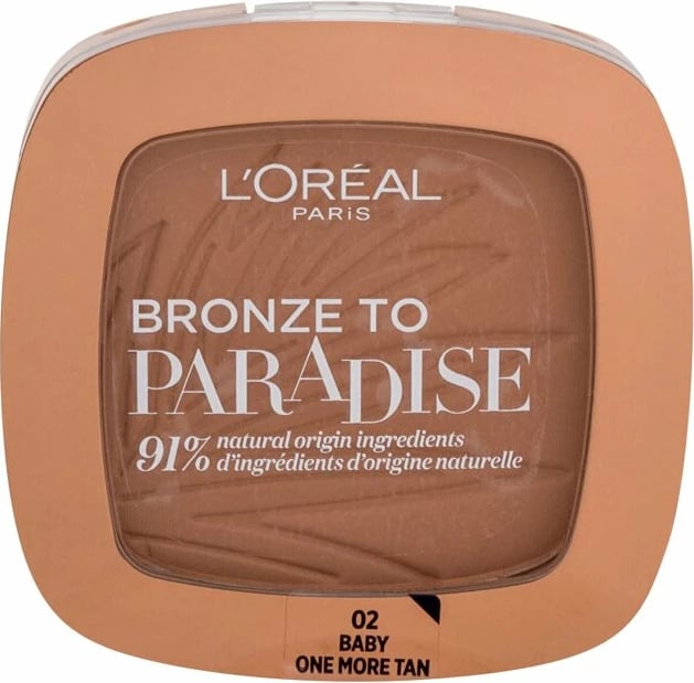 Bronzer për femra L'Oréal Paris Bronze To Paradise 02 Baby One More Tan, 9g