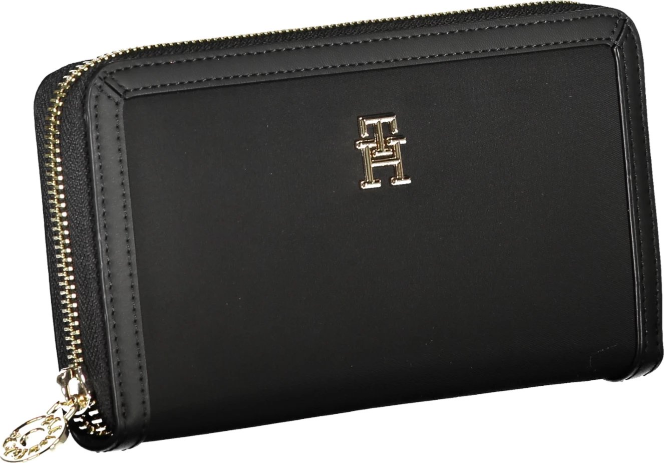 Portofol për femra TOMMY HILFIGER, të zezë