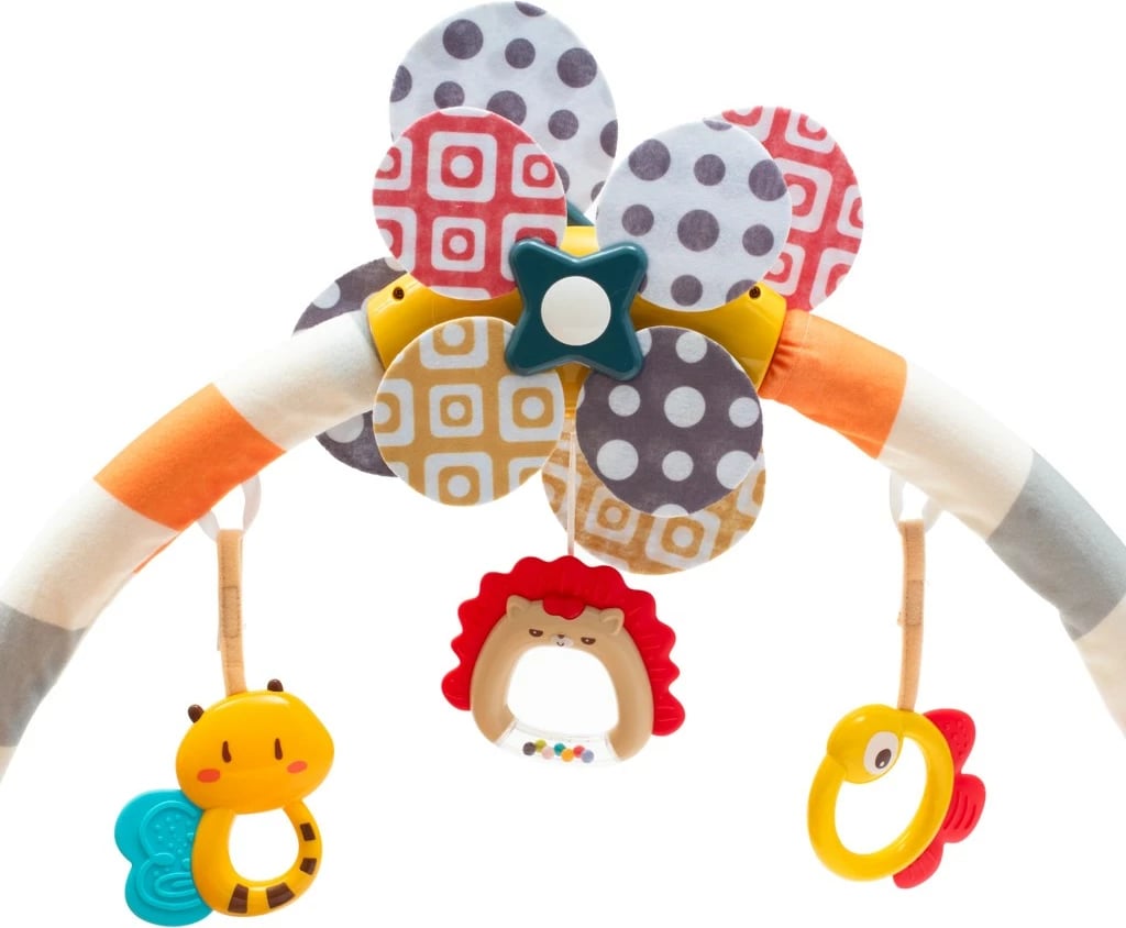 Tapet aktiviteti interaktiv, Baby Mix, me piano dhe drita, 50x50x80 cm, ngjyrat sipas fotos