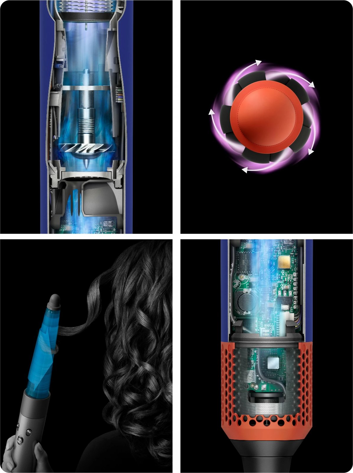 Multistyler Dyson Airwrap HS08 ID Complete Long, 6 aksesorë, 1300W, patina/topaz/jeshile