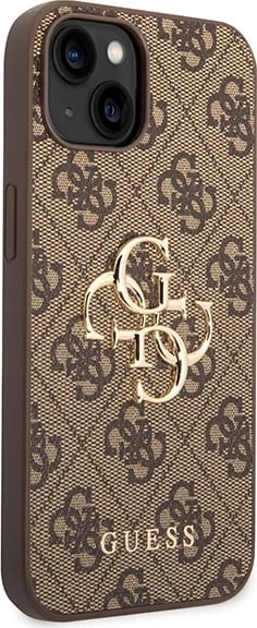 Mbështjellës Guess GUHCP15S4GMGBR për iPhone 15 6.1", 4G Big Metal Logo, Kafe Mbështjellës Guess GUHCP15S4GMGBR për iPhone 15 6.1", 4G Big Metal Logo, Kafe