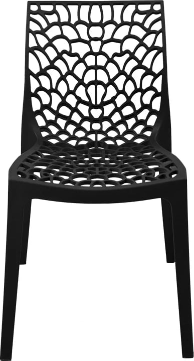 Karrige e grumbullueshme Hush, ngjyrë e zezë, 50x57x81cm