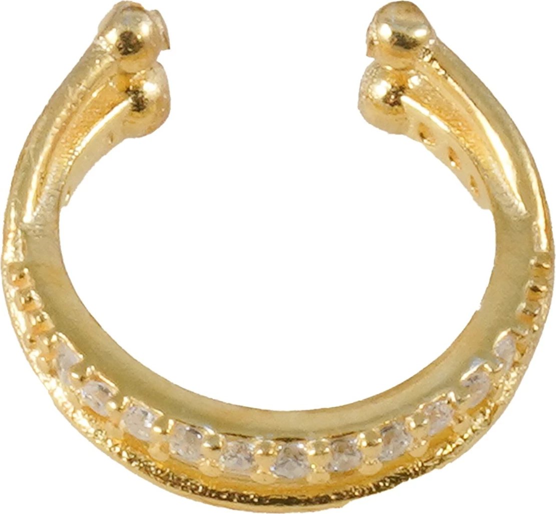 Vath argjendi Jumeon, ngjyrë ari, 11234G, 13mm