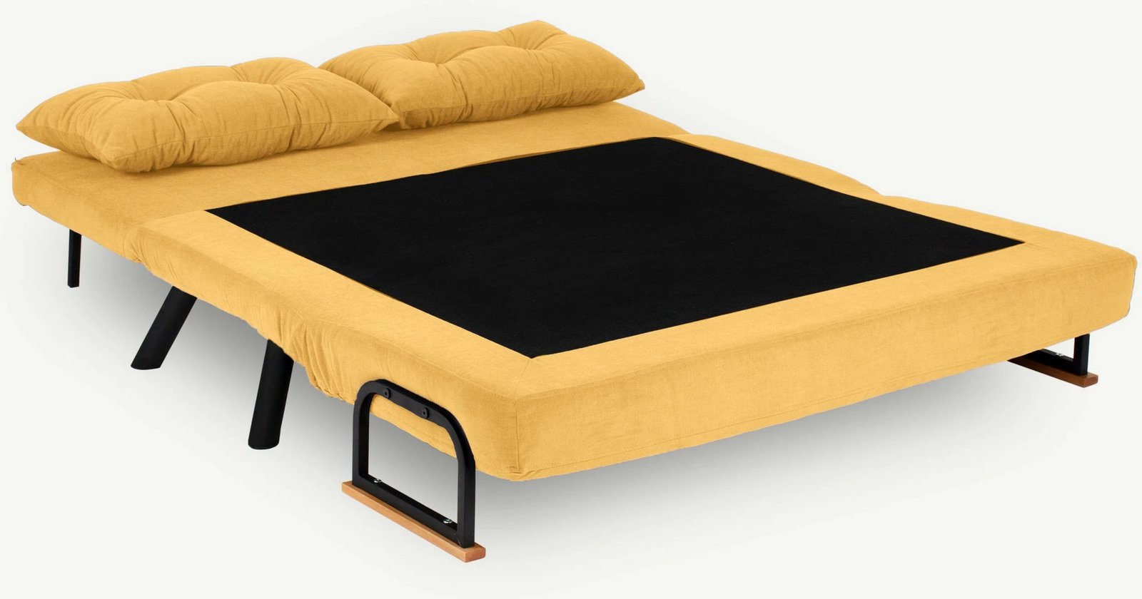 Divan-krevat dy ulëse, ngjyrë mustard, Sando 2-Seater