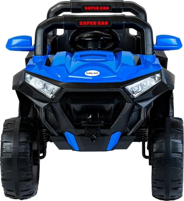 Buggy elektrik Baby Mix Space, 6V 4Ah, motorë 2x380, kapacitet 30 kg, blu