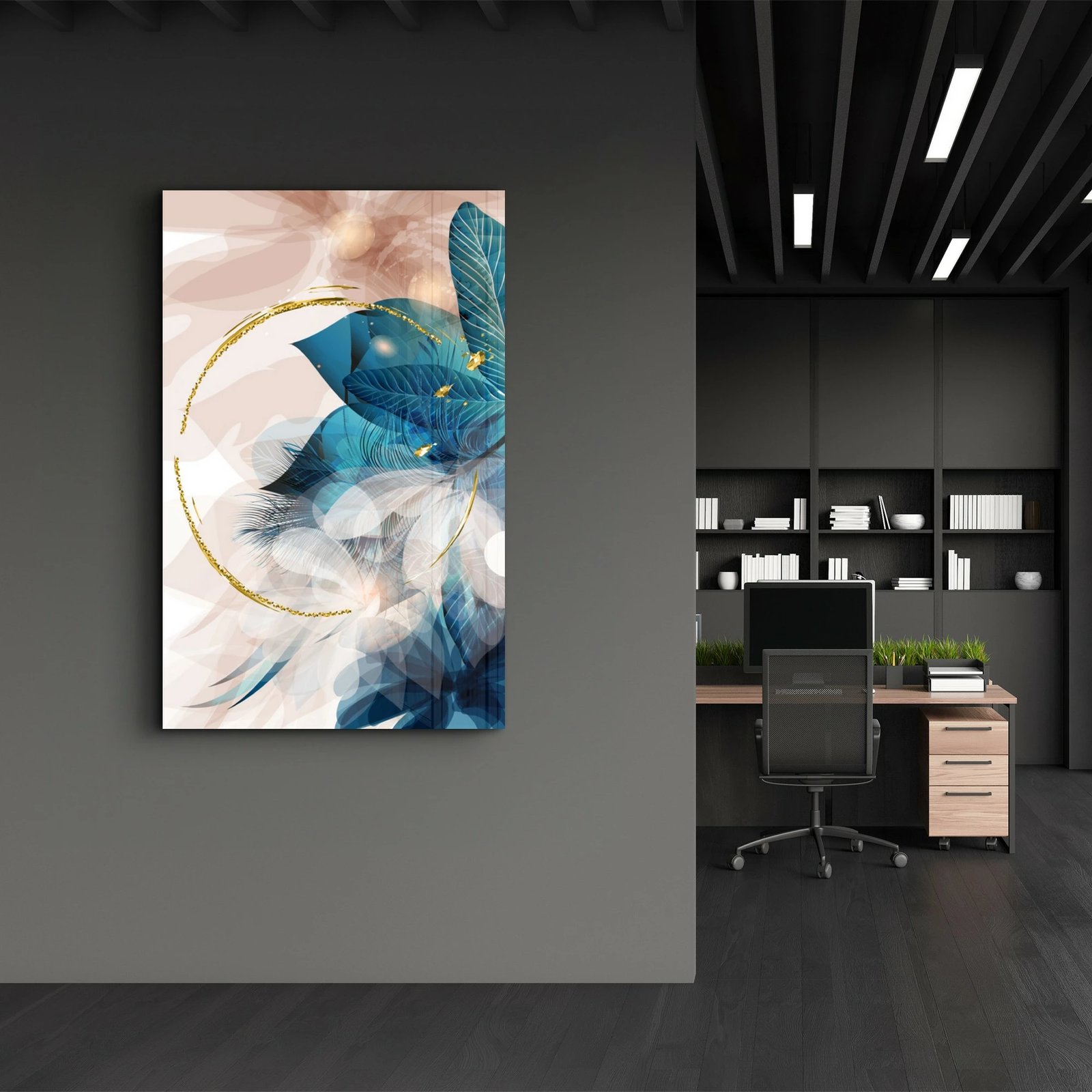 Pikturë dekorative prej xhami të temperuar, Wallity CAM-1090, 46x72 cm Pikturë dekorative prej xhami të temperuar, Wallity CAM-1090, 46x72 cm