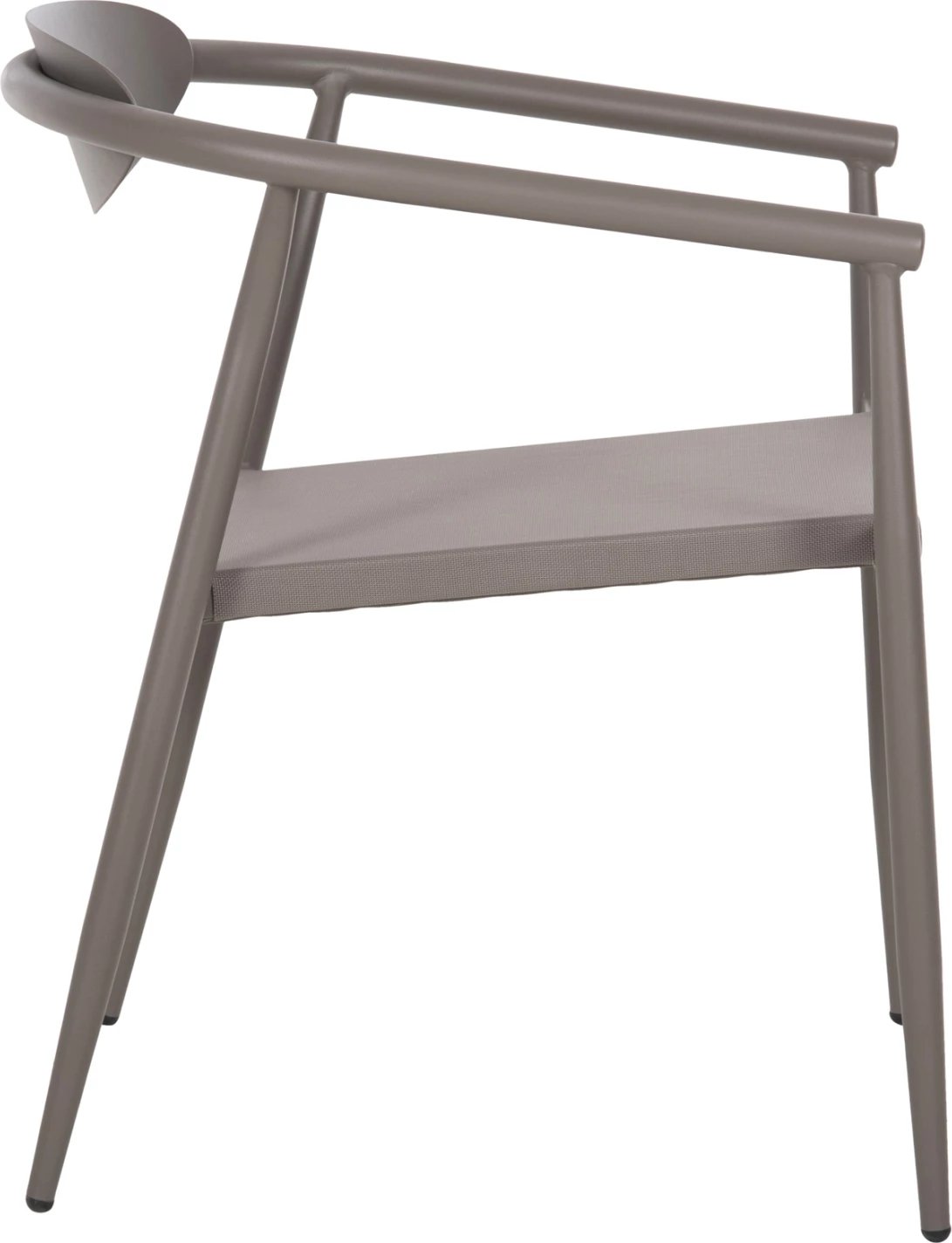 Karrige për kopsht SERLY FH6052.04, alumin, tekstilene, ngjyrë shampanjë, 56x61x74.5 cm