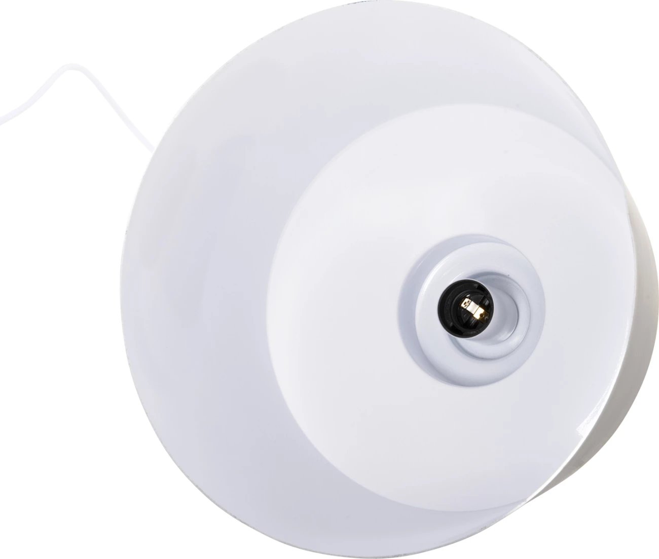 Llambë varëse tavani, kapak alumini gri, kabllo e bardhë, FH4158.03, Φ30x123.5H cm Llambë varëse tavani, kapak alumini gri, kabllo e bardhë, FH4158.03, Φ30x123.5H cm