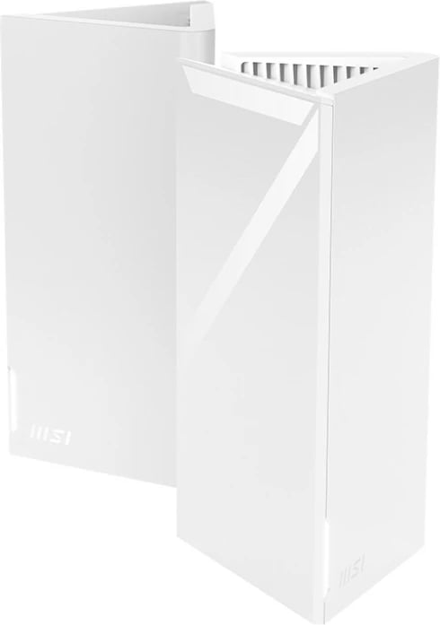 Kasë rrjeti MSI Roamii BE Lite MRBE50, Mesh WiFi 7, 2.5 Gbit/s, 2 copë, Bardhë