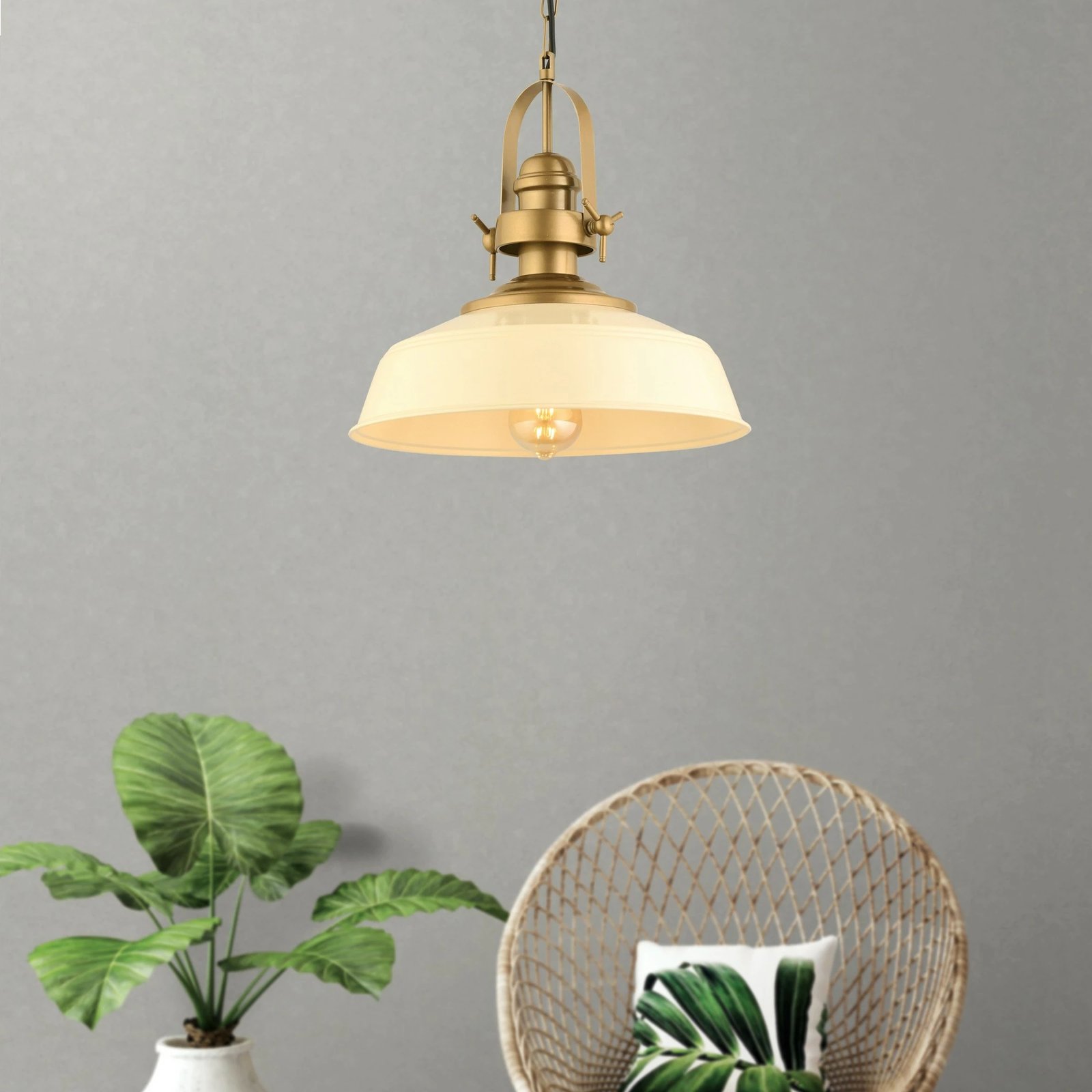 Llambë tavani Opviq, e bardhë, YM-10 Llambë tavani Opviq, e bardhë, YM-10