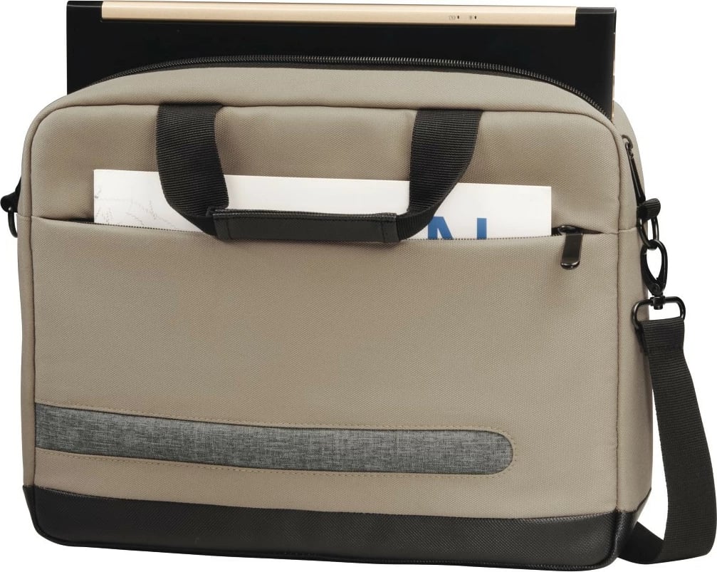Çantë laptopi, Hama Terra 217234, 13.3", rPET, rrip shpatullash, bezhë