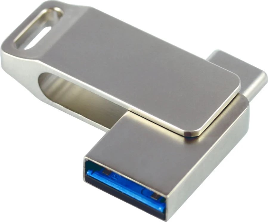 USB GoodRAM ODA3, 128GB, argjendtë
