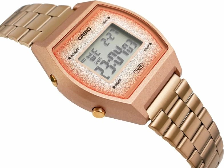 Orë dore Casio për femra, rozë
