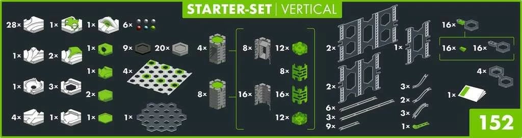 Set ndërtimi Ravensburger Gravitrax PRO Starter Set, plastikë