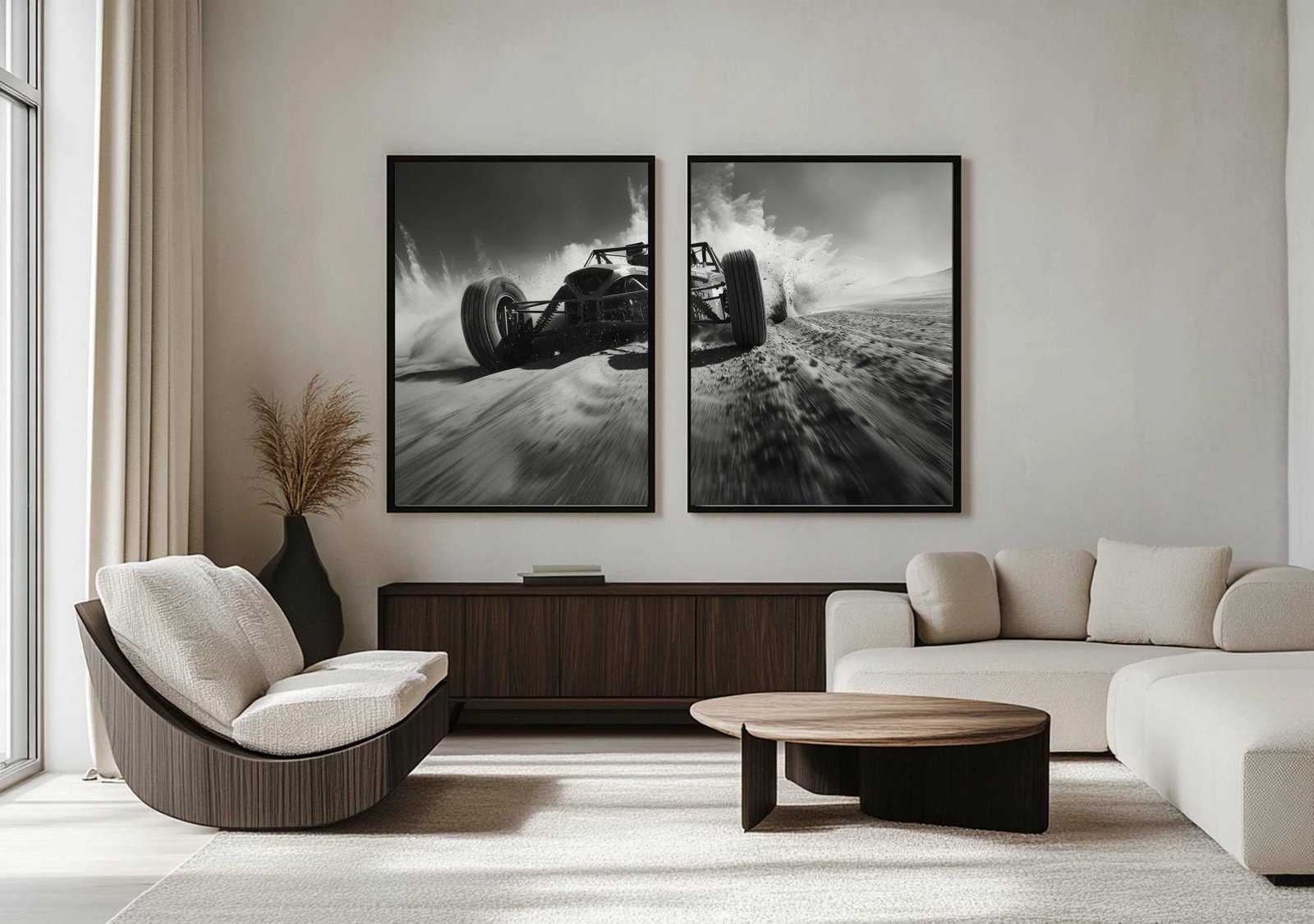 Pikturë dekorative me kornizë MDF (2 copë), Wallity, Mp2-00118, 21x30 cm