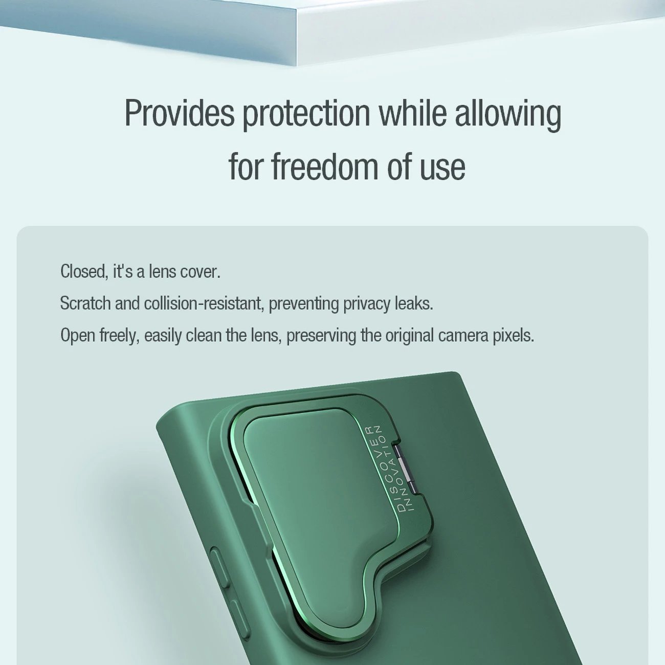 Mbështjellës silikon Nillkin CamShield Silky Prop për Samsung Galaxy S24 Ultra, i zi