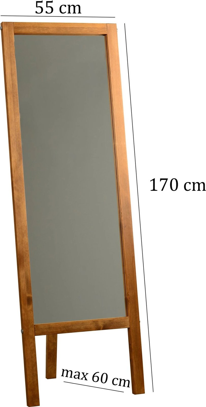 Pasqyrë Cheval, ngjyrë lisi, Hanah Home, A42