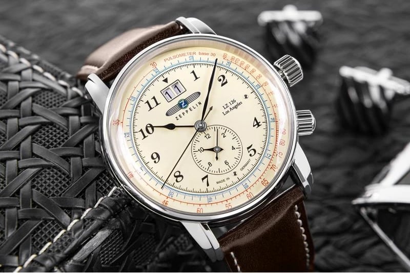 Orë dore për meshkuj Zeppelin, e zezë