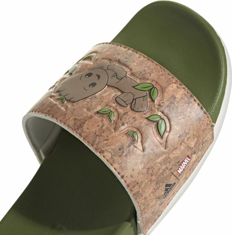 Atlete për fëmijë adidas Adilette Comfort, të gjelbërta