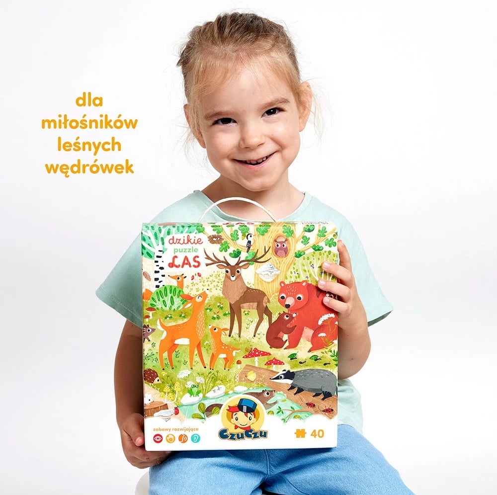 Puzzle pylli për fëmijë CzuCzu 2504, 40 pjesë, 68x48cm