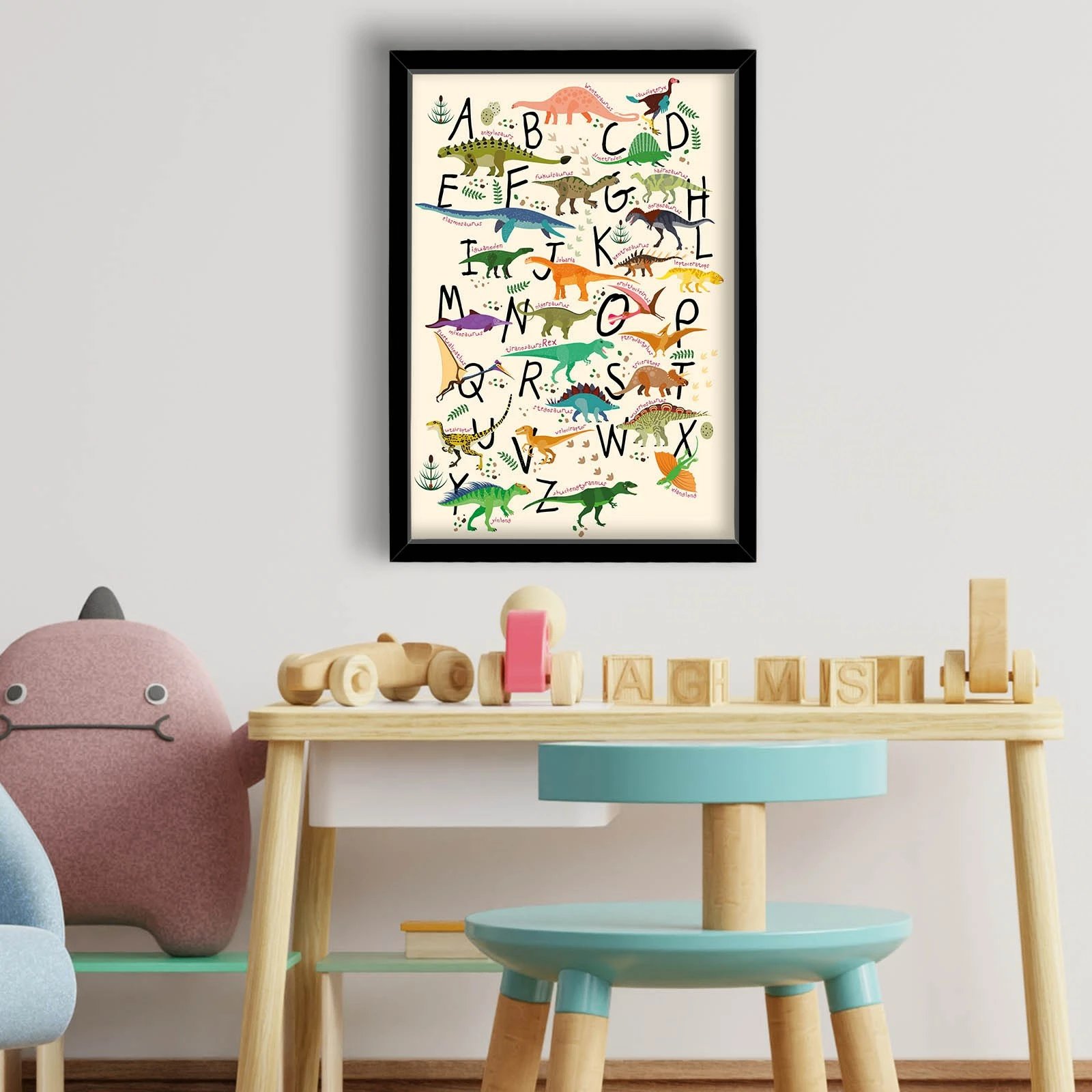 Pikturë dekorative me kornizë MDF, shumëngjyrëshe, Wallity, 3853SCT-001, 38x53cm