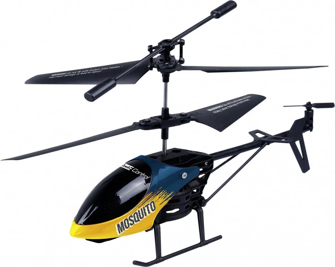 Helikopter me telekomandë Revell RC Mosquito, plastikë, i zi/kaltër/verdhe