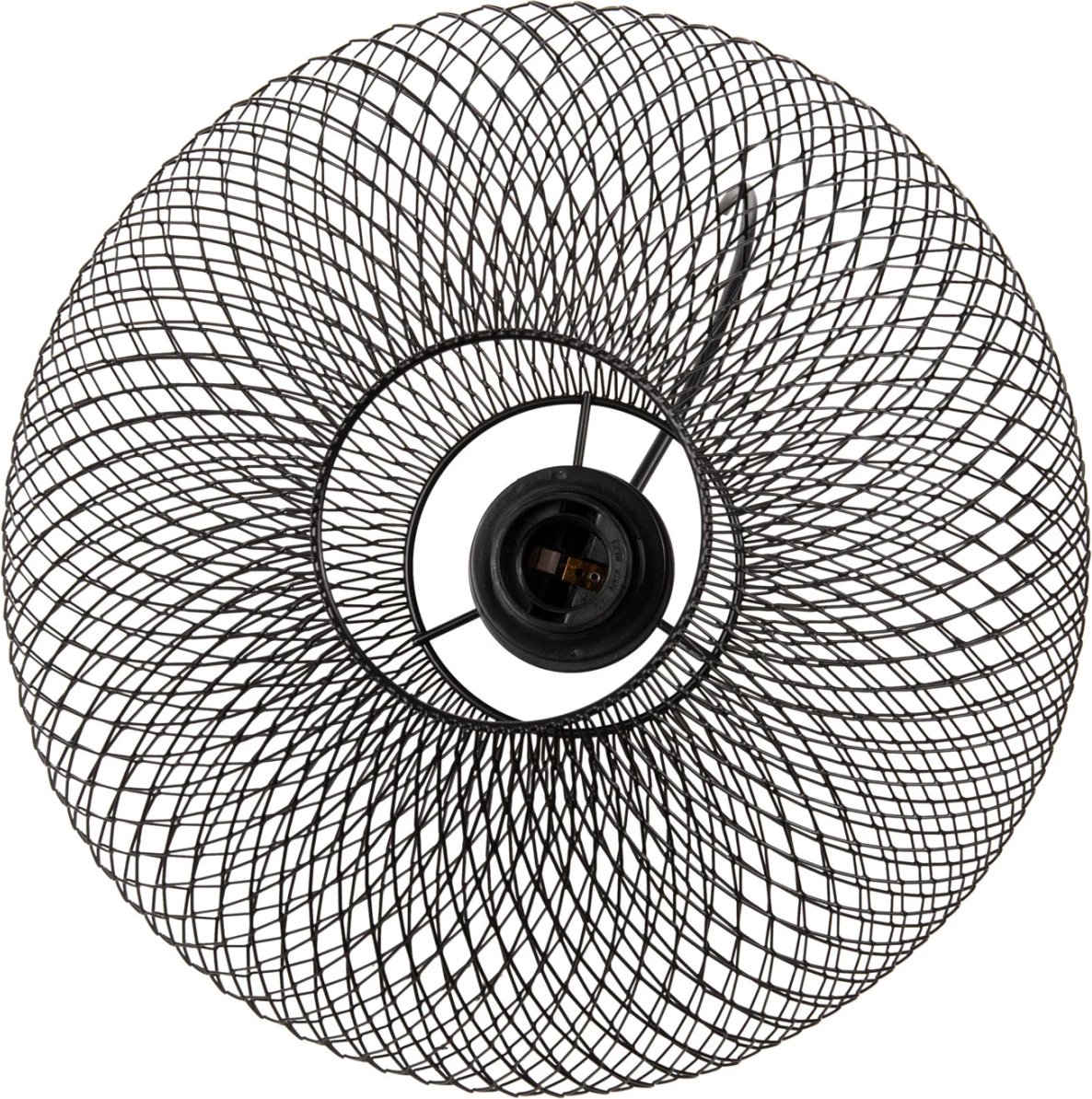 Llambë varëse tavani, rrjetë metali e zezë, FH4094, Φ30x125H cm Llambë varëse tavani, rrjetë metali e zezë, FH4094, Φ30x125H cm