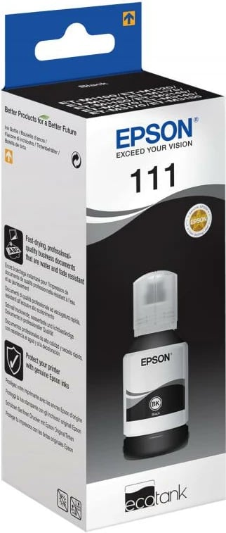 Bojë printeri Epson 111 C13T03M140 120 ml e zezë