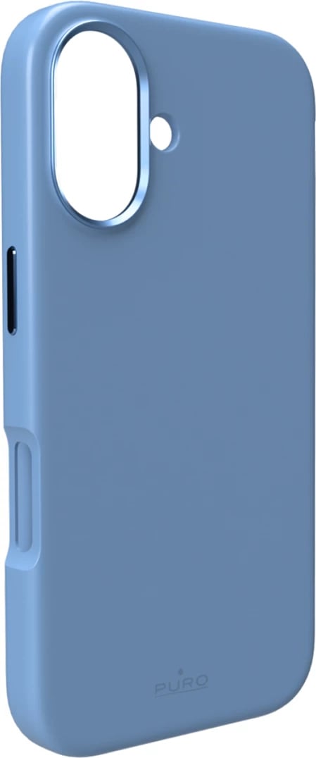 Mbështjellës Puro Icon Mag Pro për iPhone 17, MagSafe, me mbrojtje kamere, butona alumini, Blu