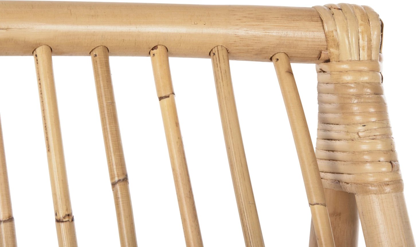 Karrige e jashtme GRINN, shkopinj rattan, ngjyrë natyrale, 56.5x73.5x79.5H cm