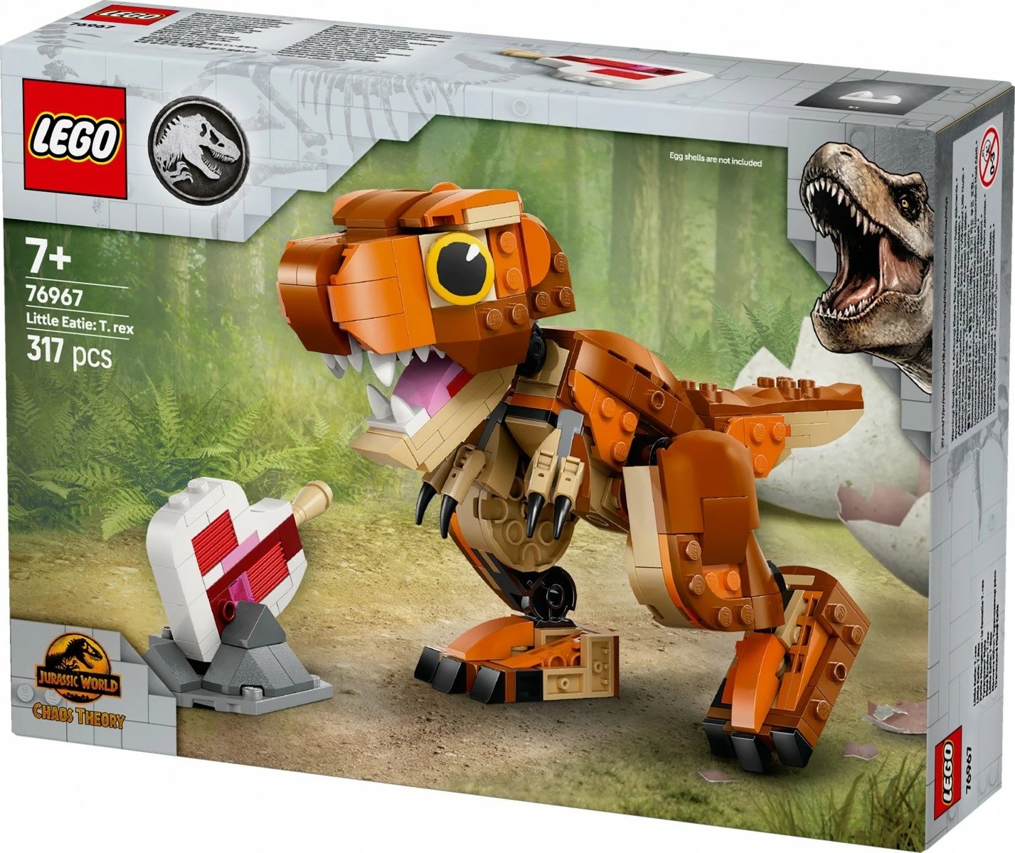 Set ndërtimi LEGO Jurassic World 76967, T-Rex i vogël, 317 pjesë
