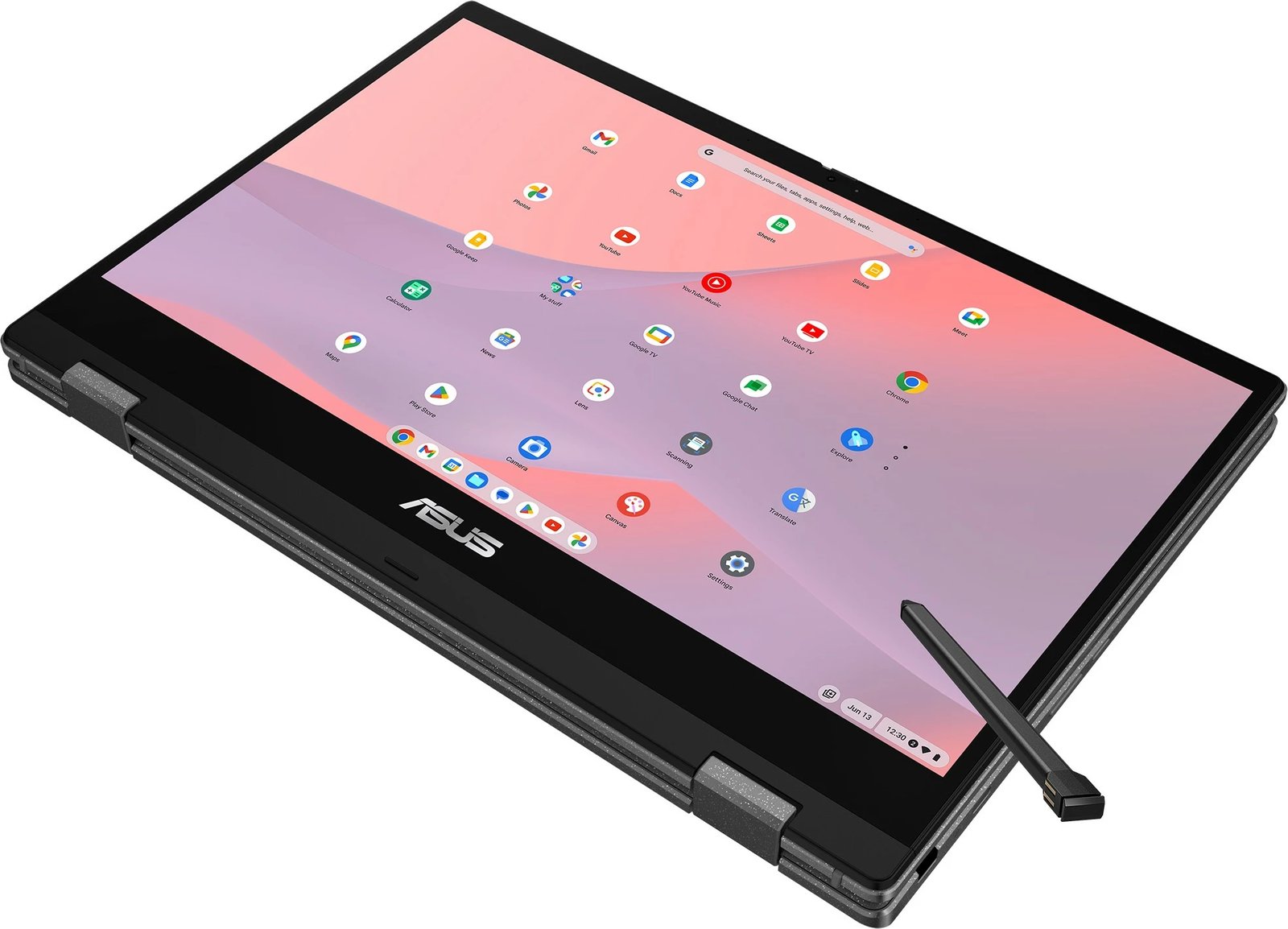 Chromebook ASUS Flip CM1 CM1402FM2A-EC0015, MediaTek 520, 8GB RAM, 128GB, ChromeOS, gri