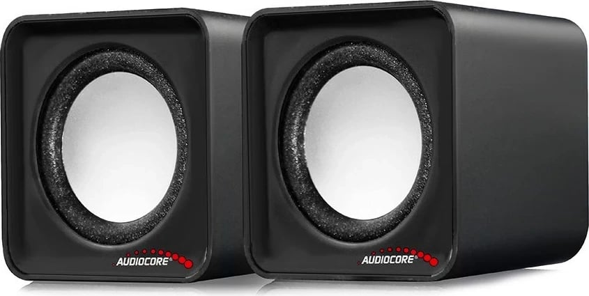 Kufje Audiocore AC870 B, 2-way 3 W, e zezë, e hirtë