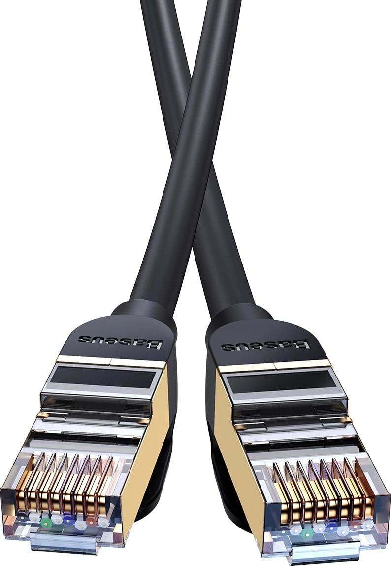 Kabllo rrjeti Baseus Speed Seven, Cat 7, RJ45, 1m, e zezë