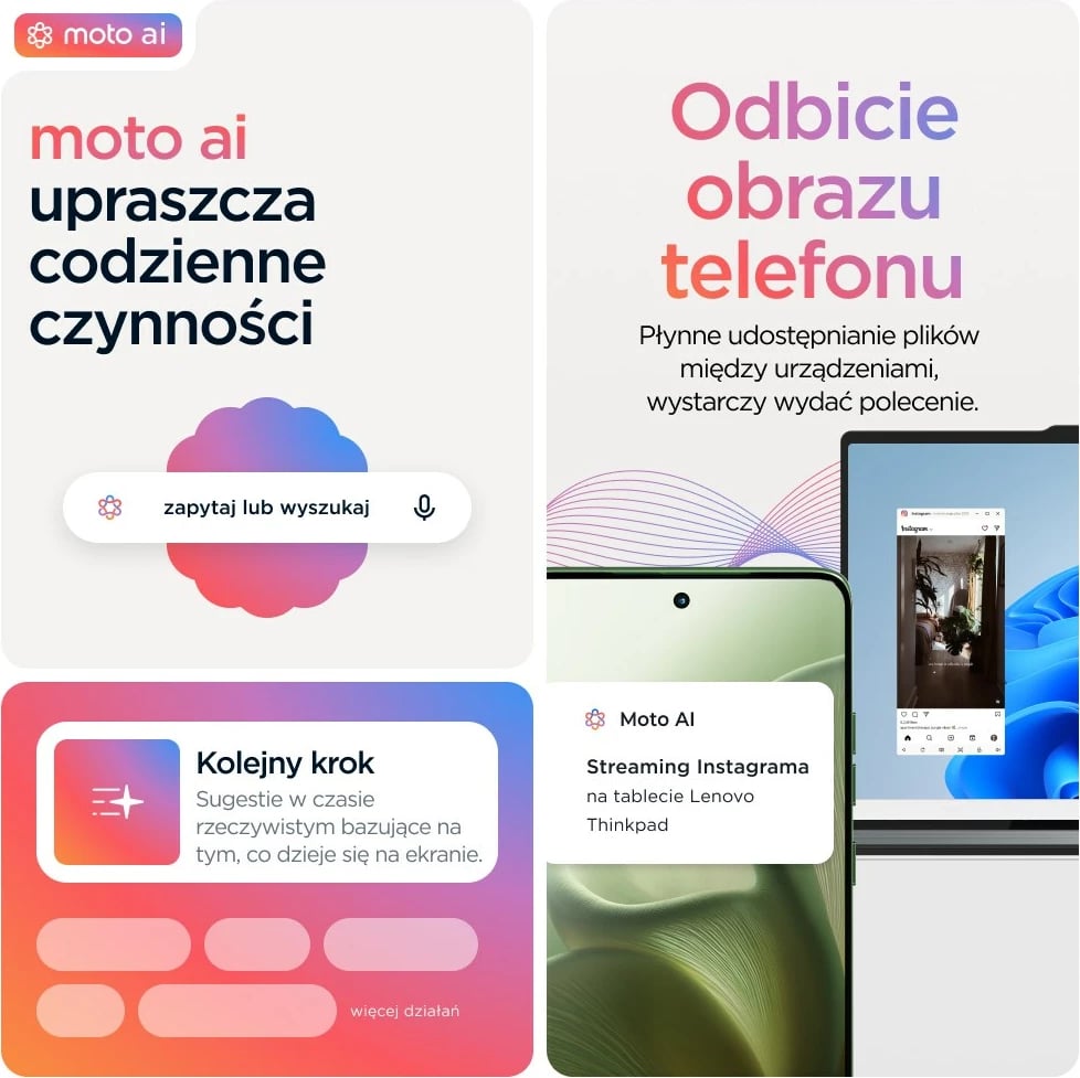 Celular Motorola edge 60, 6.67", 12 GB RAM, 256 GB, 5G, Gjelbër