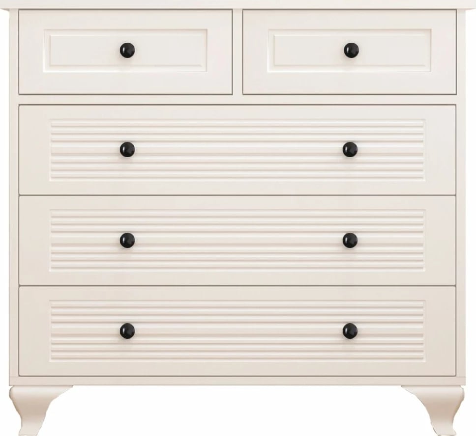 Komodë Skye Decor, ngjyrë e bardhë mat, Rb-119