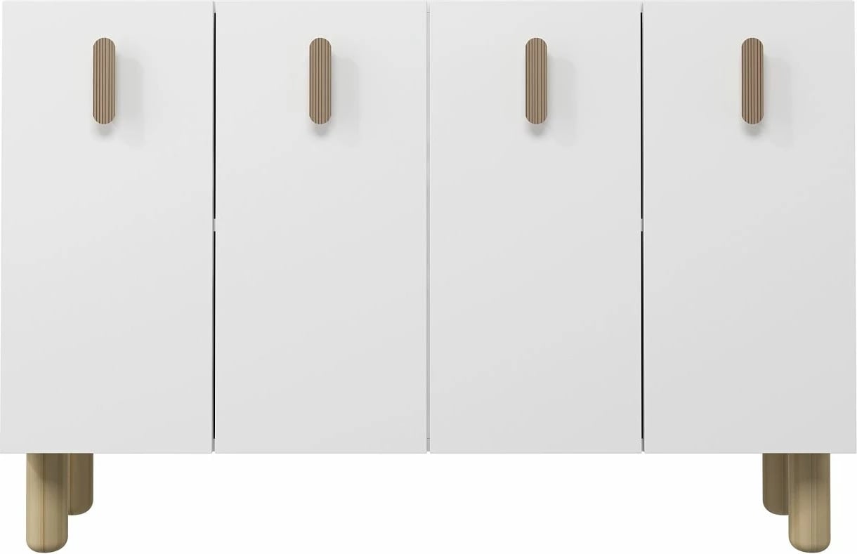 Konsol Skye Decor, 8182KM-64, e bardhë, lisi safir