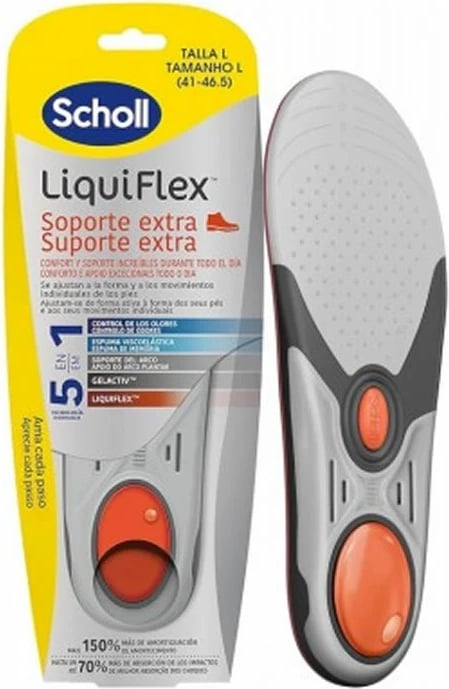 Taban për këpucë Scholl Liquiflex Extra Comfort Support madhësia L uniseks