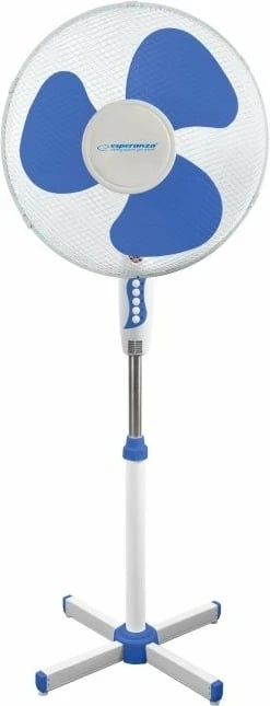 Ventilator dysheme Esperanza Hurricane EHF001WB, 40cm, 50W, bardhë/blu