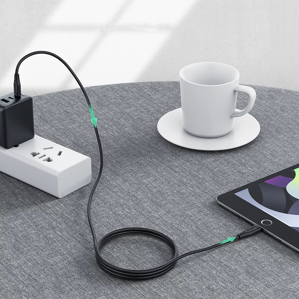Kabllo Acefast C3-01 USB-C në Lightning, 1.2m, 30W, e bardhë