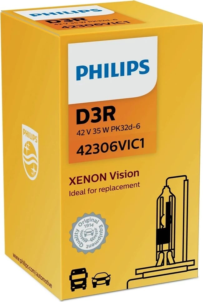 Dritë kokauli Philips Xenon Vision 42306VIC1, 35 W, Cool White Dritë kokauli Philips Xenon Vision 42306VIC1, 35 W, Cool White