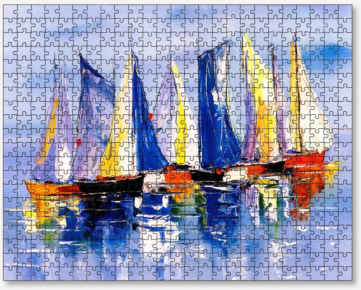 Puzzle 500 copë, Evila Originals, shumëngjyrësh, PZL_0134_500