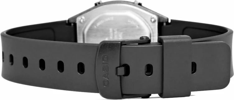 Orë dore digjitale Casio për femra, e zezë