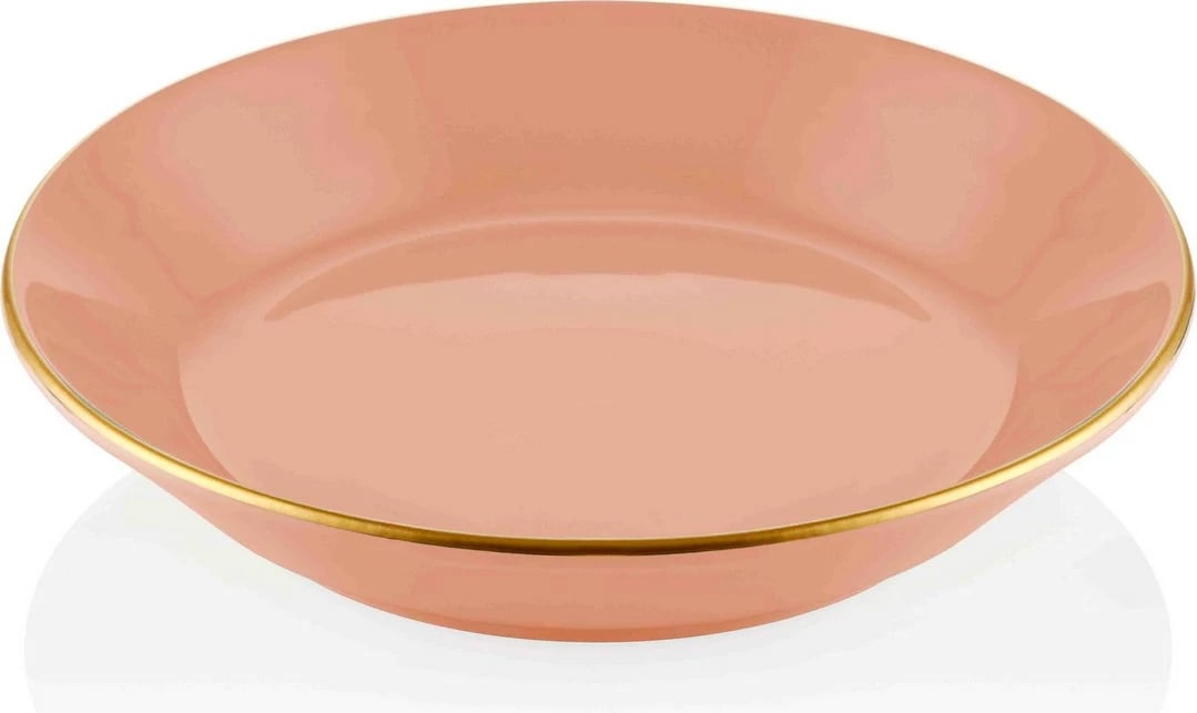 Set pjatash (6 copë), Hermia, ngjyrë salmon, BSC0017