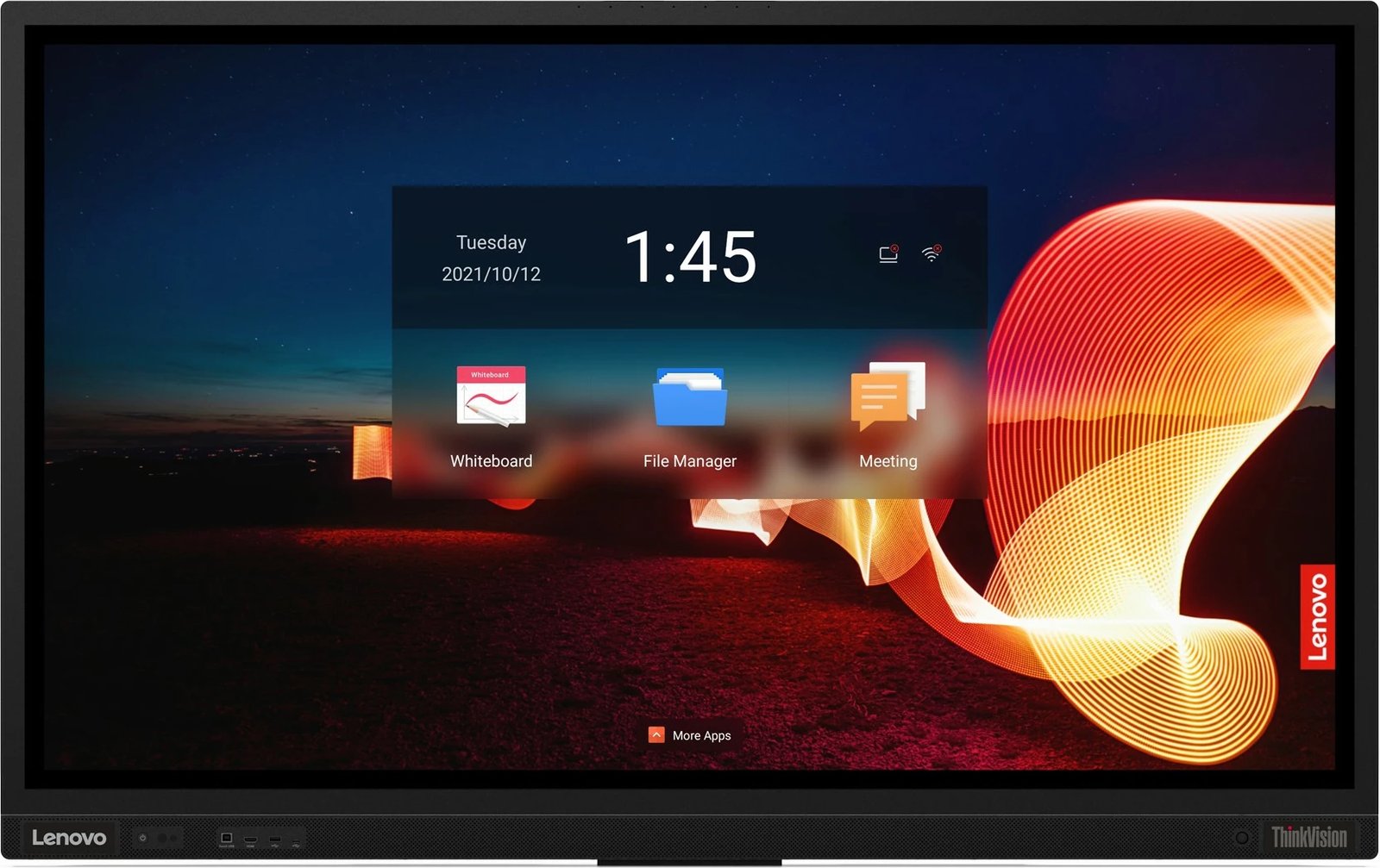 Ekran i madh Lenovo ThinkVision ILFD T65, 65 inç, UHD, HDMI/VGA/USB-C, i zi Ekran i madh Lenovo ThinkVision ILFD T65, 65 inç, UHD, HDMI/VGA/USB-C, i zi
